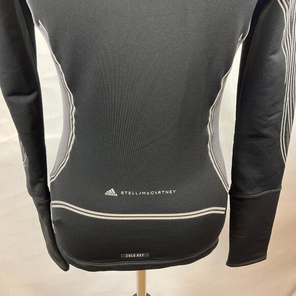 Stella McCartney x Adidas Jacket S Black Gray Full Zip Long Sleeve - Picture 10 of 11